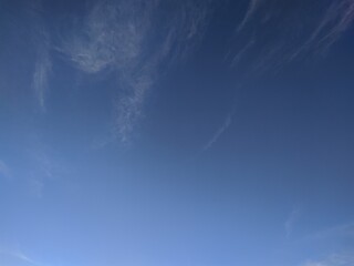 blue sky with clouds