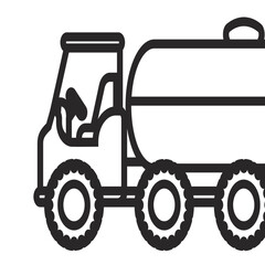 vector illustration of a truck