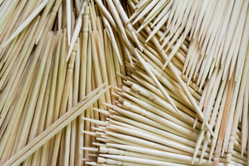 Many toothpicks that fill the entire photo