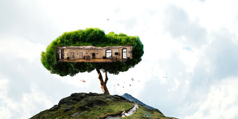 Real estate and ecology concept