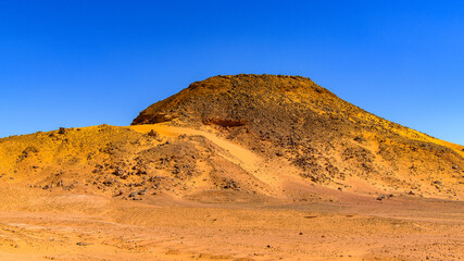 Beautiful view of the Sahara desert