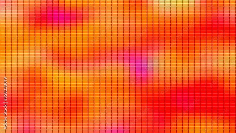 Poster the colorful pixel's abstract background motion blinks. luminous mosaic tile animated background