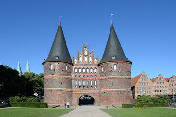 Holstentor in Luebeck