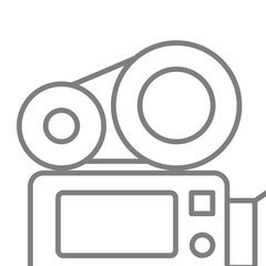 video camera icon vector for web and apps