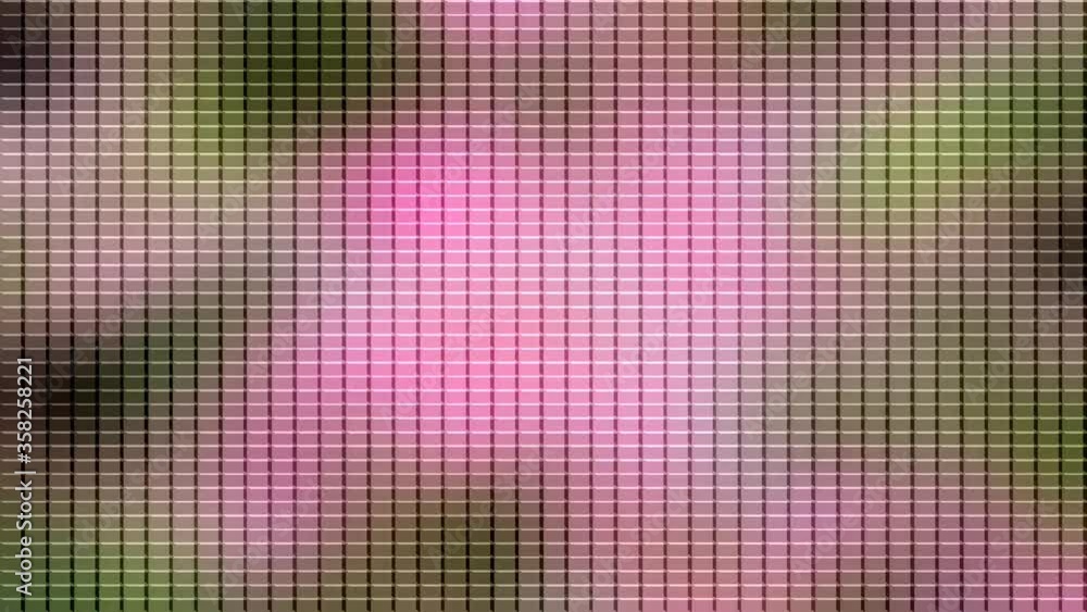 Aufkleber the colorful pixel's abstract background motion blinks. luminous mosaic tile animated background