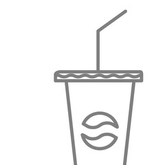 illustration of a glass of milk icon vector for web and apps