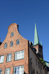 Fototapeta na wymiar St. Petrikirche in Lübeck