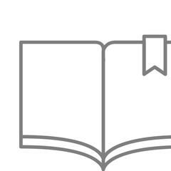 book icon vector for web and apps