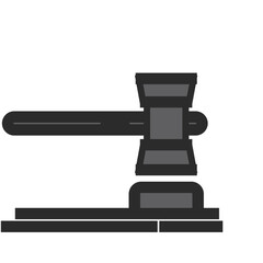 hammer and nail icon vector for web and apps