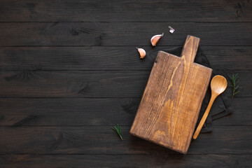 Empty wooden board