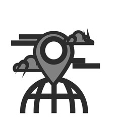 robot cyborg vector illustration