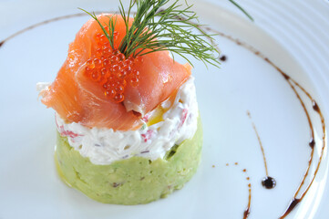 Salmon And Avocado Tartar