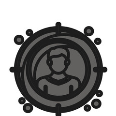 black and white cartoon illustration