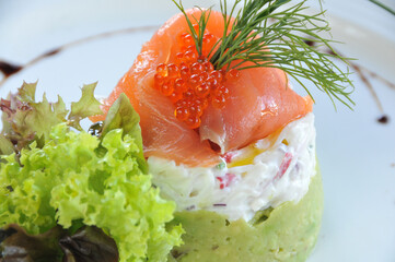 Salmon And Avocado Tartar
