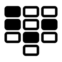 Password code of keypad icon