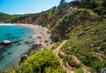 Obraz premium View of Kilimli Beach in Agva. Agva is a populated place and resort destination in the Sile district of Istanbul Province, Turkey.