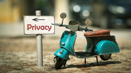 Street Sign to Privacy