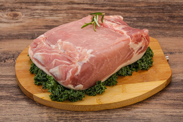 Pork meat piece for cooking