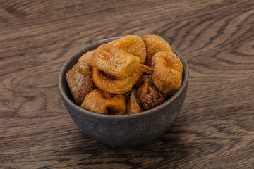 Dry sweet fig fruit heap