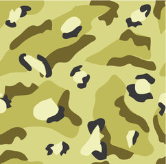 Camouflage seamless pattern.Desert style