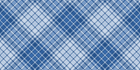 repeatable diagonal pattern of tartan ornament for textile texture blue monochrome colors