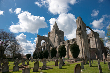 A view of the remains of Crowland Abbey, Lincolnshire, United Kingdom - 27th April 2013