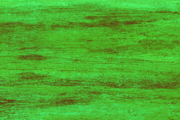 Wood texture background. Green wood surface. Grunge wood wall pattern