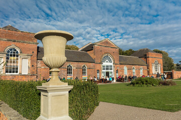 Derby, Derbyshire, UK: October 2018: Orangery in Markeaton Park