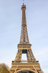 Fototapeta na wymiar The Eiffel Tower in Paris, France