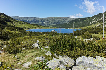 Ladscape of The Fish Lakes (Ribni Ezera), Rila mountain