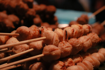 shish kebab on a skewer