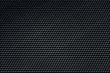 Mesh pattern on a black background