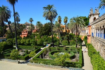 Fototapeta premium Alcazar de Séville Andalousie Espagne