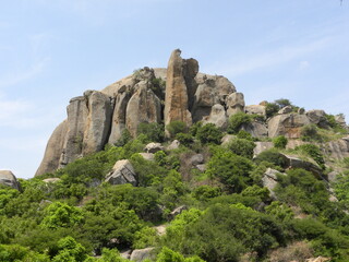 Fototapeta na wymiar Granite hills