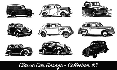 Vintage Classic Car Collection 