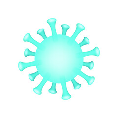 Set of Coronavirus Elements por Medical Health on White Background . Isolated Vector Elements