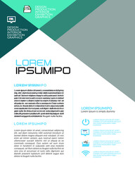 A4 Modern Elegant Business Template Flyer Poster