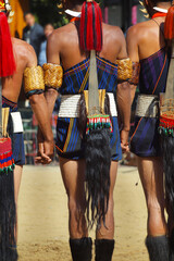naga people during hornbill festival in kohima -nagalang-india © MICHEL