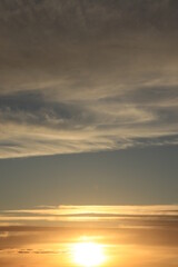 Sonnenuntergang hochkant