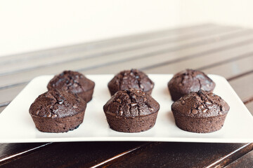 Chocolate muffins cupcakes