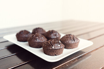 Chocolate muffins cupcakes