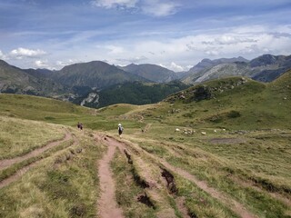 Fototapeta premium Randonnée dans les Pyrénées