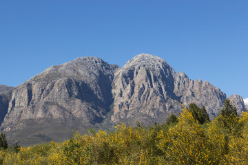 Mountains behind Romansrivier, Western Cape, South Africa