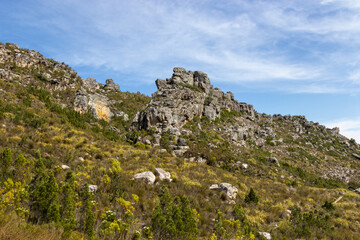 beautiful landscpae of the Bain's Kloof, Wellington, Western Cape, South Africa