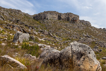 beautiful landscpae of the Bain's Kloof, Wellington, Western Cape, South Africa