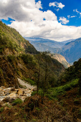 Nature and mountains of Bhutan
