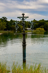 Nature of the Lake Constance (Bodensee) on the Rhine at the  foot of the Alps