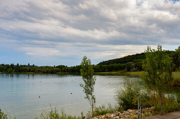 Nature of the Lake Constance (Bodensee) on the Rhine at the  foot of the Alps