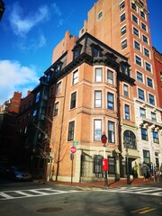 Fototapeta na wymiar old town in Boston 