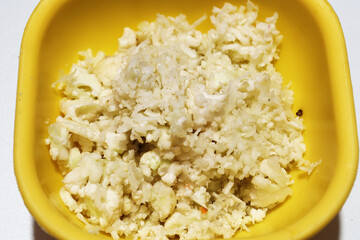 Cauliflower isolated on white background